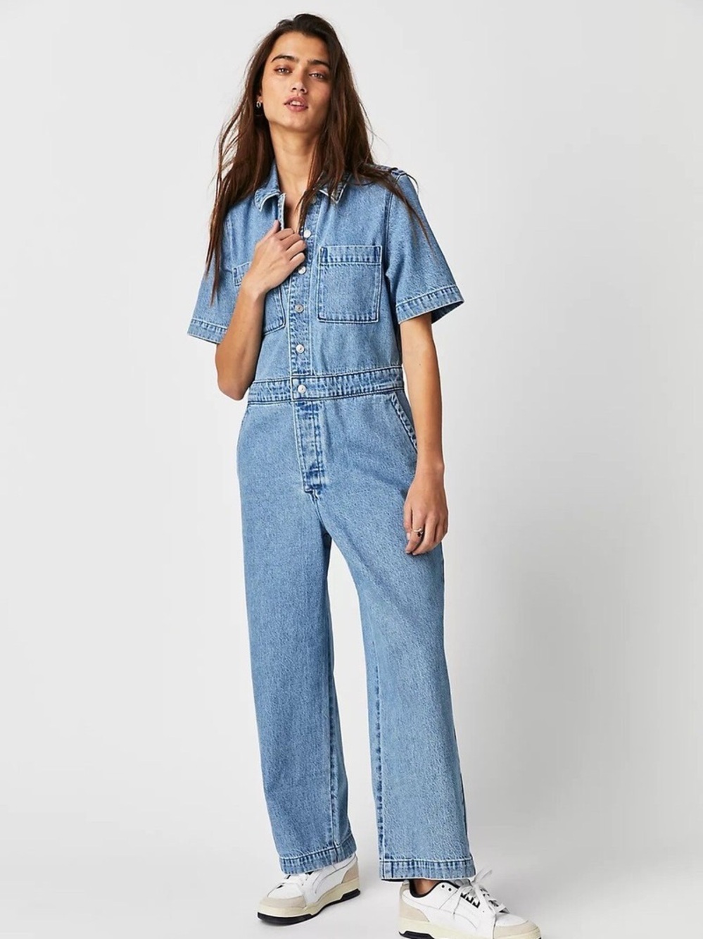 XS Levi's Premium Women's Short Sleeve Boilersuit